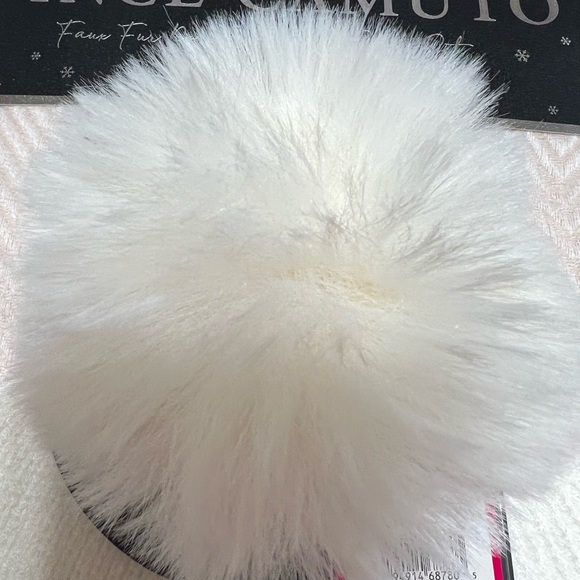 Vince Camuto Faux Fur Pom Beanie & Scarf Set - Picture 9 of 10